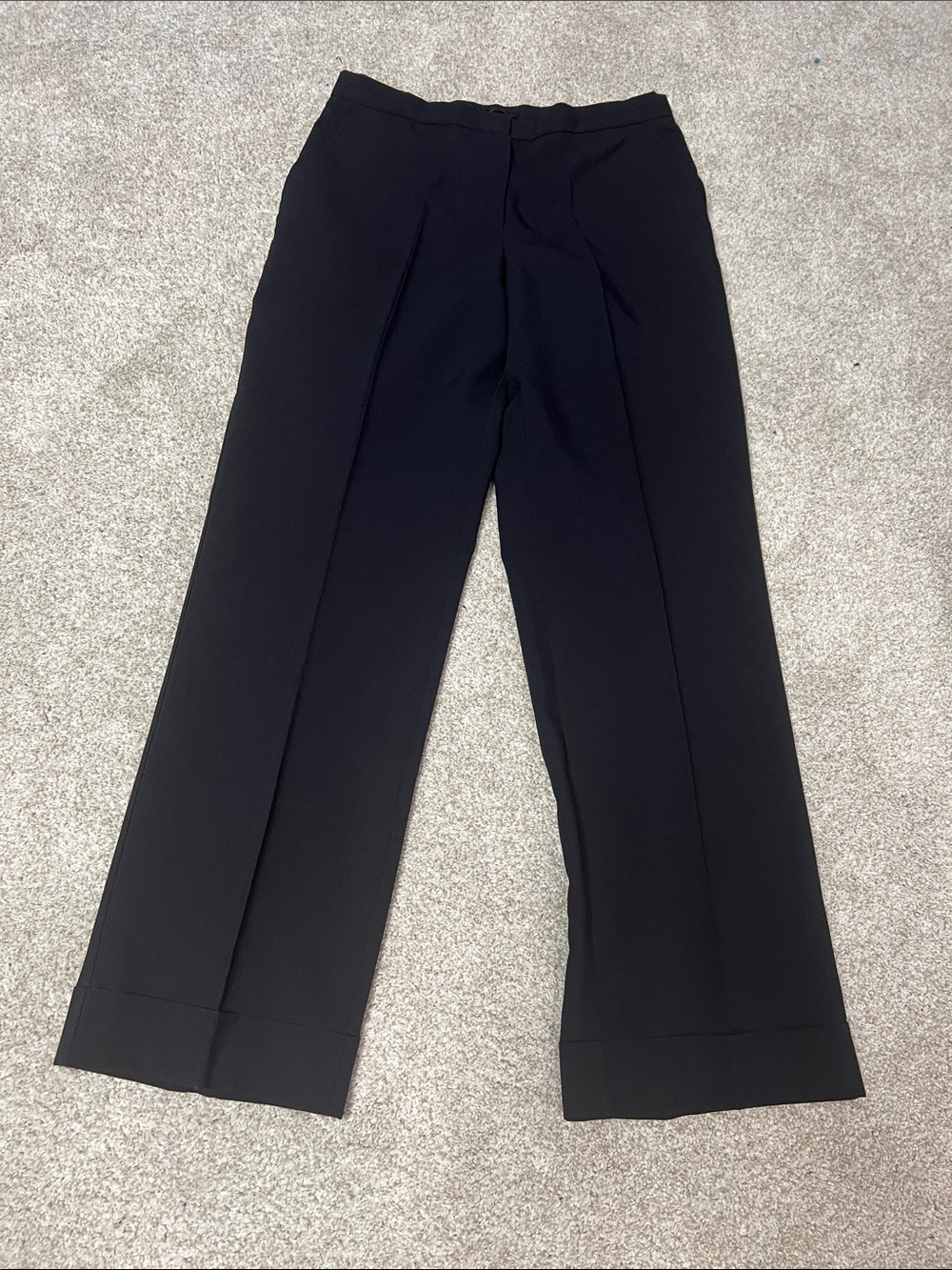New York & Company Black Wide-Leg Trousers